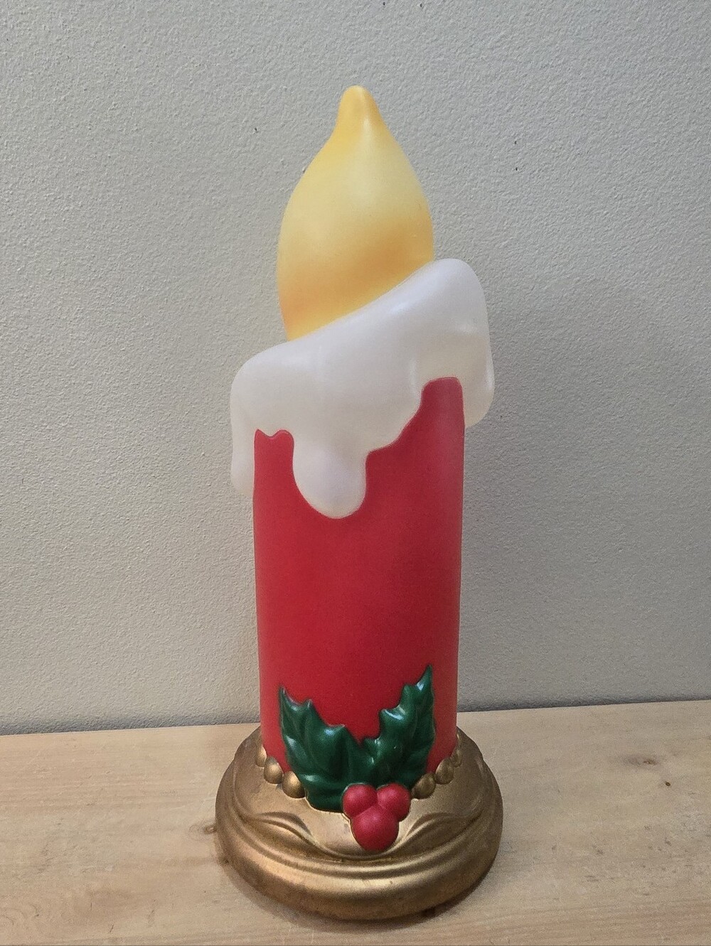 25" Tabletop Candle Blow Mold Light